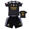 Premium dětský fotbalový dres Komplet Real Madrid FC Black - Kylian Mbappe.Č09,(Emirates Fly Better)