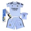 Premium dětský fotbalový dres +Fotbalová šála Real Madrid FC 30787 - Cristiano Ronaldo CR7 Fly Better