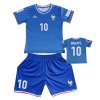 Premium dětský fotbalový dres Komplet Francie - Kylian Mbappé Č.10