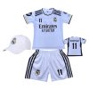 Premium dětský fotbalový dres + fotbalová kšiltovka Real Madrid - Rodrygo 11