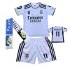 Premium dětský fotbalový dres + Fotbalová šála Real Madrid - Rodrygo 11
