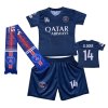 Premium dětský fotbalový dres + Fotbalová šála PSG FC - D.DOUÉ .Č14