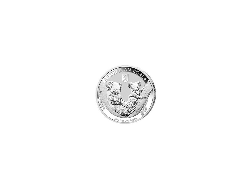 1 unce stříbrná mince Austrálie Koala 2011 - Privy Mark Berliner Bär