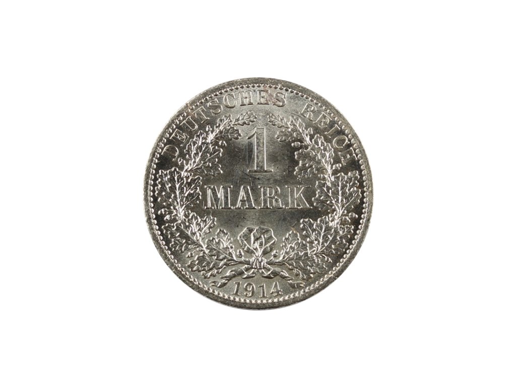 1 Mark stříbrná mince Kaiserreich
