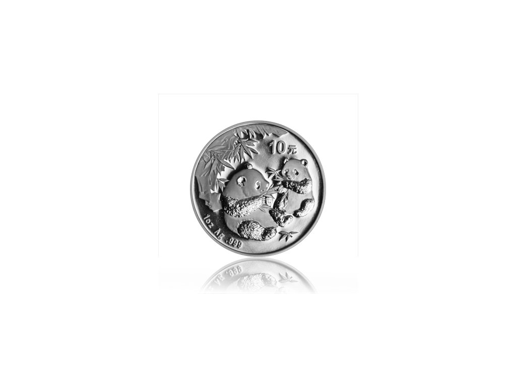 1 unce stříbrná mince China Panda 2006