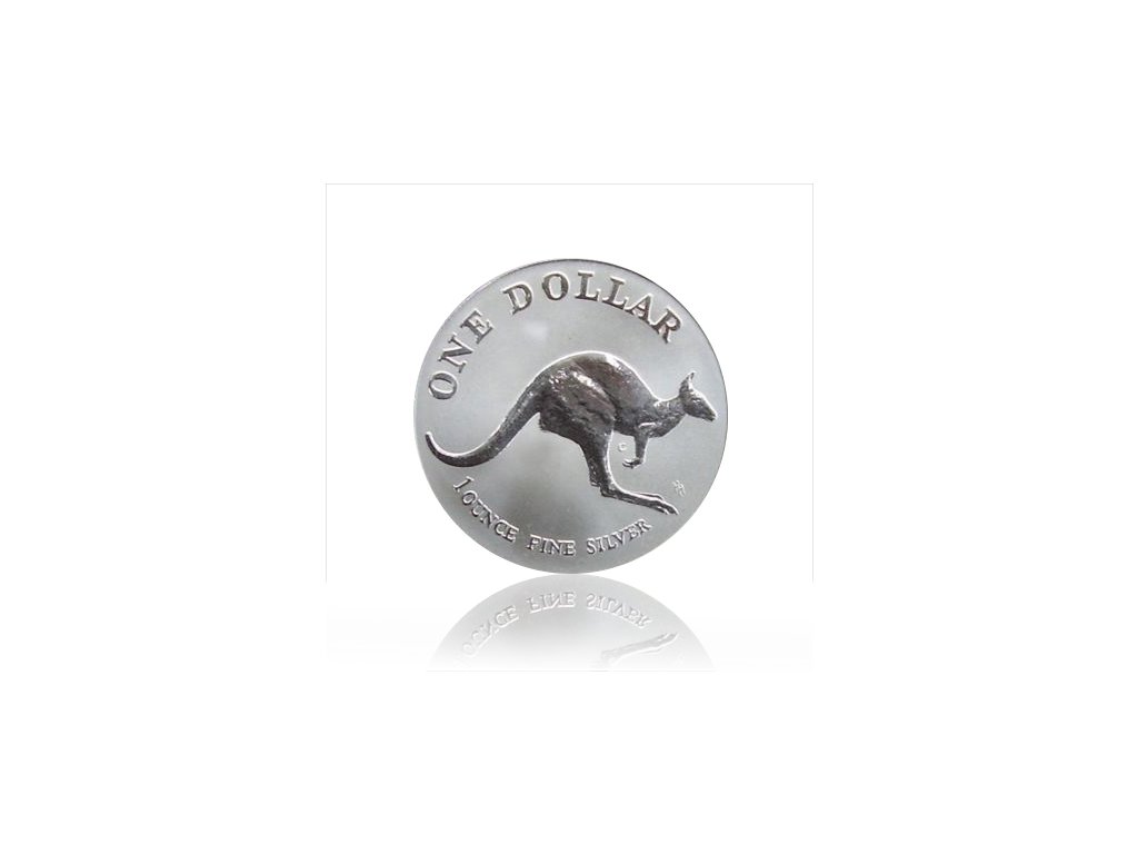 1 unce stříbrná mince Austrálie klokan 1993 (RAM)