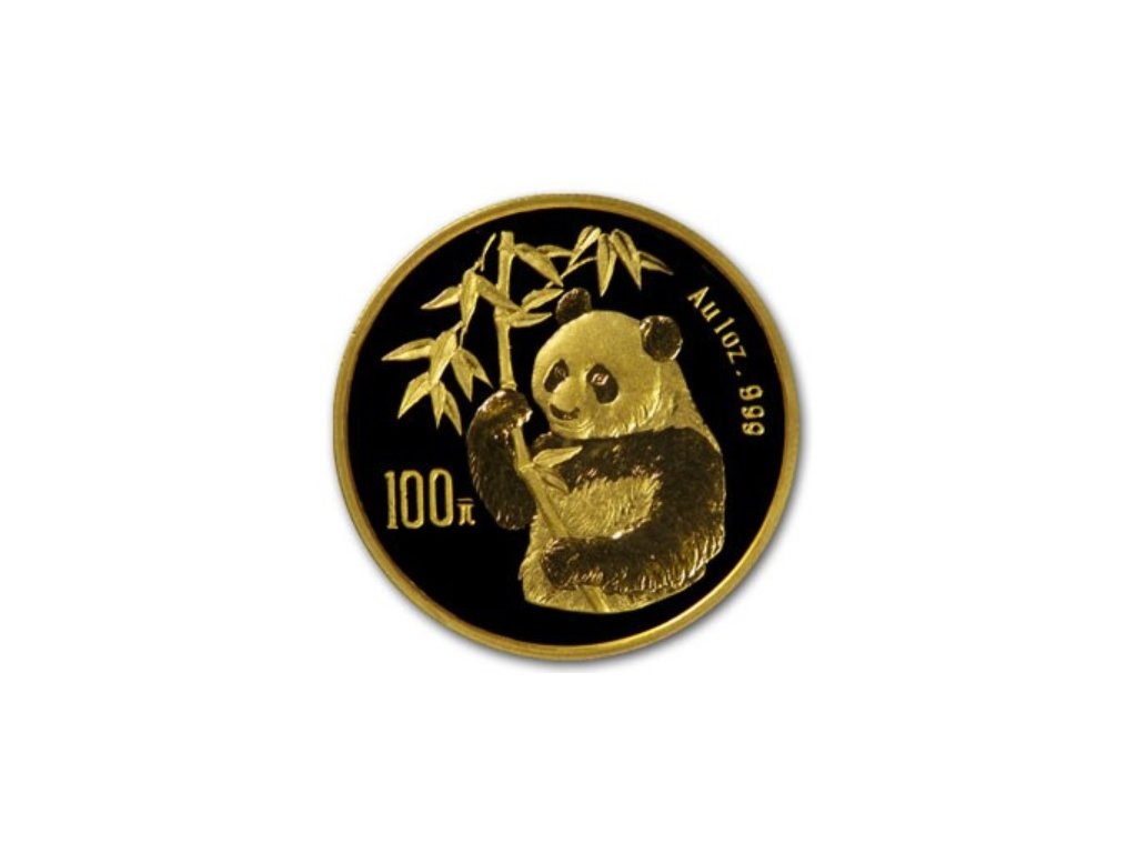 1 unce zlatá mince China Panda 1995