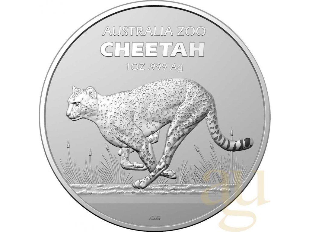 1 unce stříbrná mince Australia Zoo - Gepard 2021