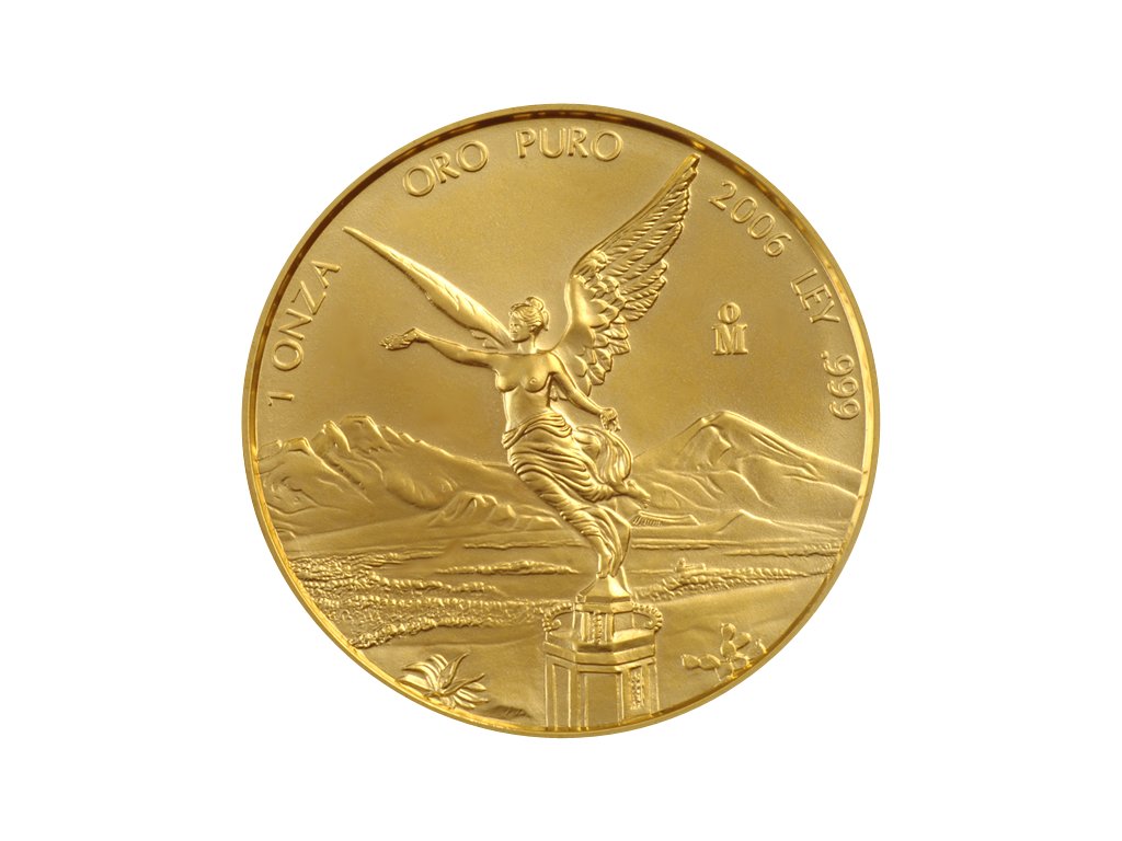1/10 uncí zlatá mince Mexiko Libertad 2019