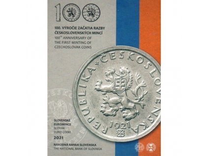 sada obeznych minci slovenske republiky 2021 100 vyroci zacatku razby ceskoslovenskych minci proof (1)