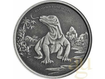 1 Unze Silbermuenze Tokelau Komodo Dragon 2022 Antik Finish vs1 600x600