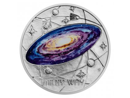 Stříbrná mince Mléčná dráha - Mléčná dráha proof