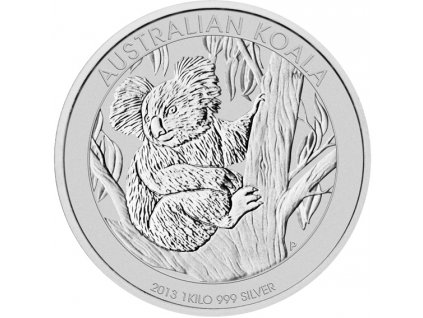 1 kilogram stříbrná mince Austrálie Koala 2013