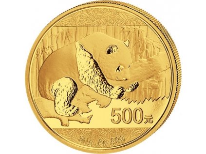 8 gramů zlatá mince China Panda 2016