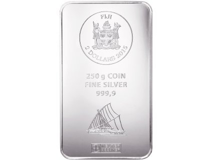 250 gramů stříbrný Argor Heraeus Fiji mincovní slitek