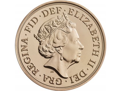 1 lb zlatá mince Sovereign Elisabeth 2014