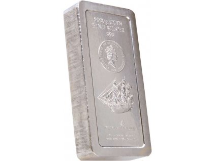5 kilogramů stříbrný Cook Islands mincovní slitek