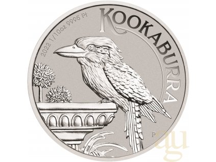1/10 uncí platinová mince Austrálie Kookaburra 2022