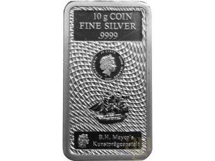 10 gramů stříbrný Cook Islands mincovní slitek 2021