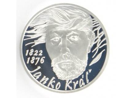 Medaile Ag - Nezrealizované motivy sběratelských mincí - 10 € Janko Král - 200. výročí narození PROOF