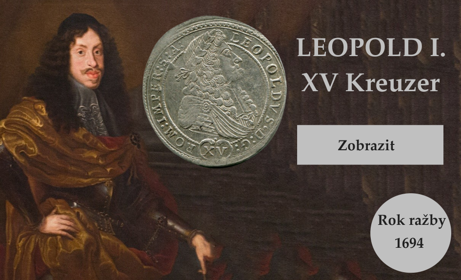 Leopold I. XV Kreuzer 1694