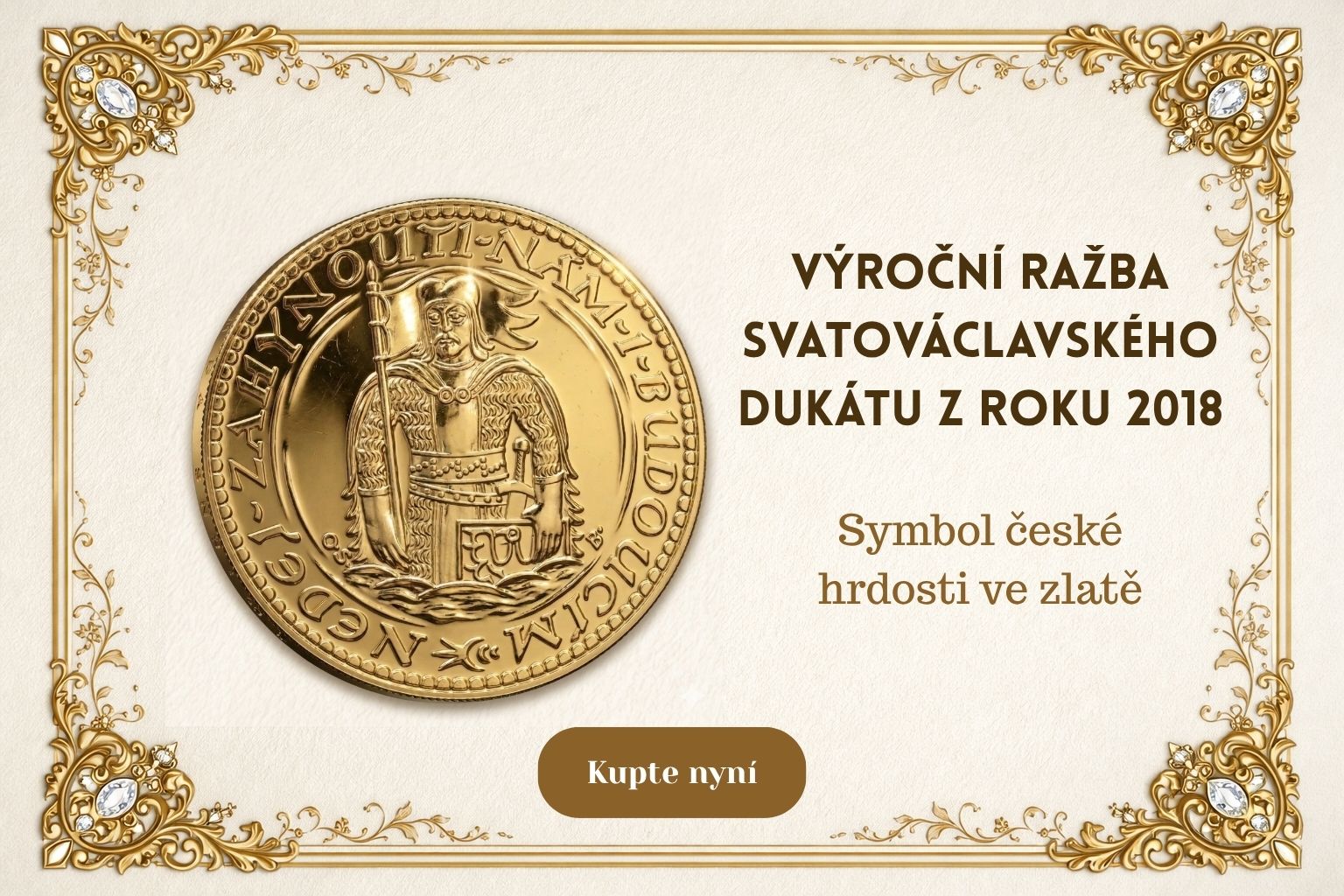 Výroční ražba svatováclavského dukátu