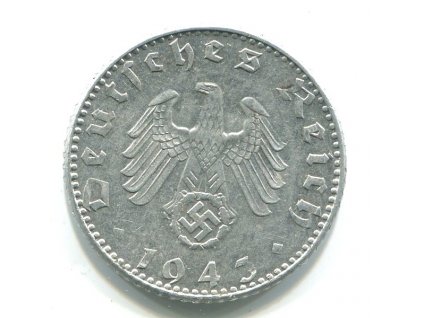 NĚMECKO. 50 Pfennig 1943/J.