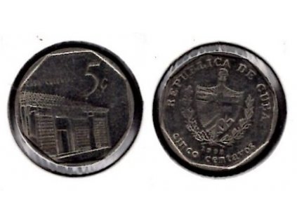 KUBA. 5 centavos 1998. KM-575.2