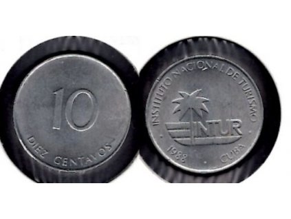 KUBA - Intur. 10 centavos 1988.