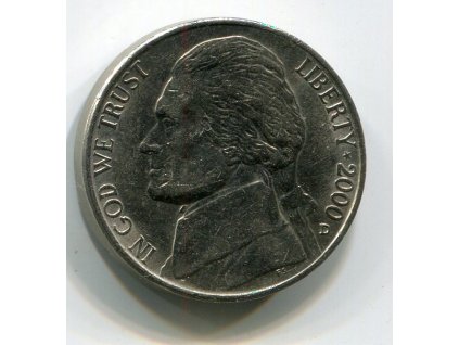 USA. 5 cents 2000/D.