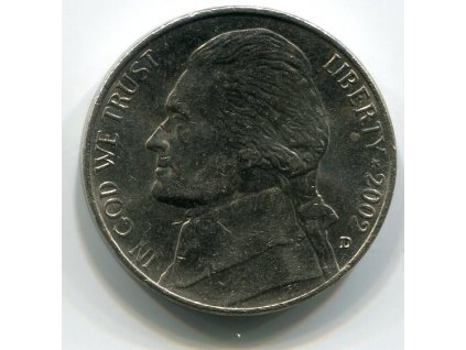 USA. 5 cents 2002/P.
