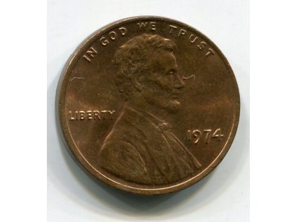 USA. 1 cent 1974.