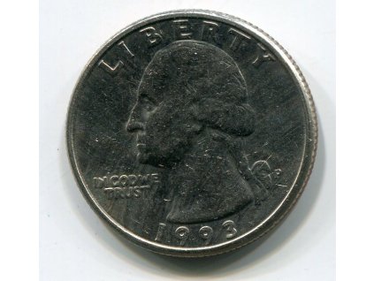 USA. 1/4 dollar 1993/P.