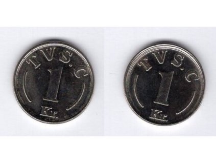 DÁNSKO. Žeton do automatu. T V S. C 1 Kr.