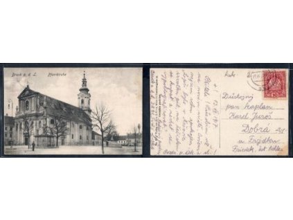 BRUCK an der Leitha. Pfarrkirche. 1917.