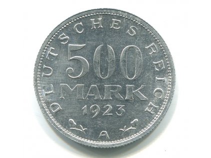 NĚMECKO. 500 Mark 1923/A. KM-36