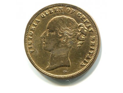 VELKÁ BRITÁNIE. Herní žeton. Královna Viktorie. The Prince of Wales Model Half Sovereign.