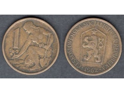 ČESKOSLOVENSKO. 1 koruna 1962.