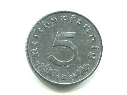 NĚMECKO. 5 Pfennig 1940/B.