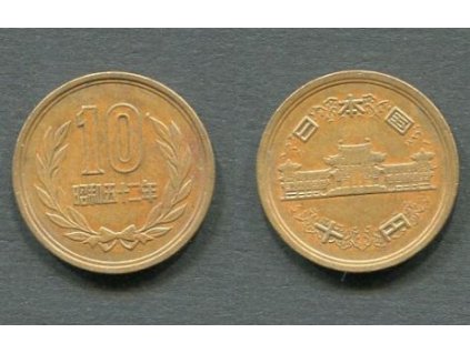 JAPONSKO. 10 yen 1977/52.