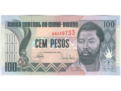 GUINEA-BISSAU. 100 pesos 1990.