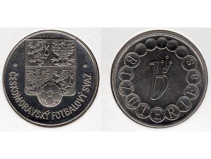 ŽETON. ČESKOMORAVSKÝ FOTBALOVÝ SVAZ. BIŽUTERIE a. s.