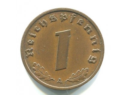NĚMECKO. 1 Pfennig 1939/A.