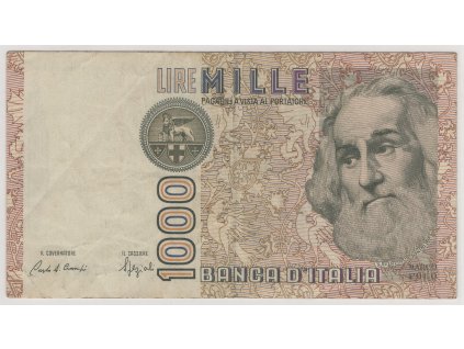 ITÁLIE. 1000 lire 1982.