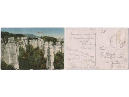 ČESKÝ RÁJ. Skalní město.