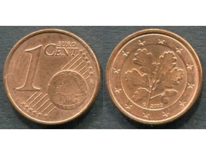 NĚMECKO. 1 cent 2002/G.
