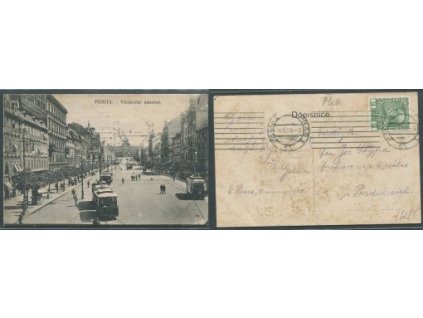 PRAHA. Václavské náměstí. 1908.