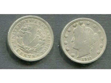 USA. 5 cents 1911. KM-112