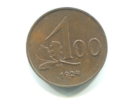 RAKOUSKO. 100 Kronen 1924. KM-2832