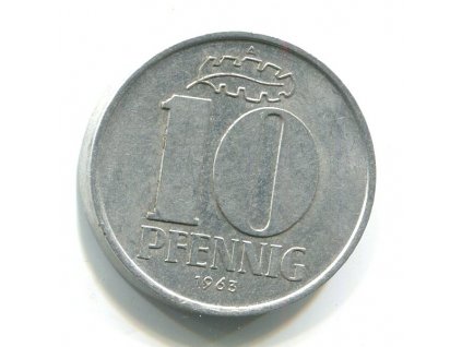 NDR. 10 Pfennig 1963.